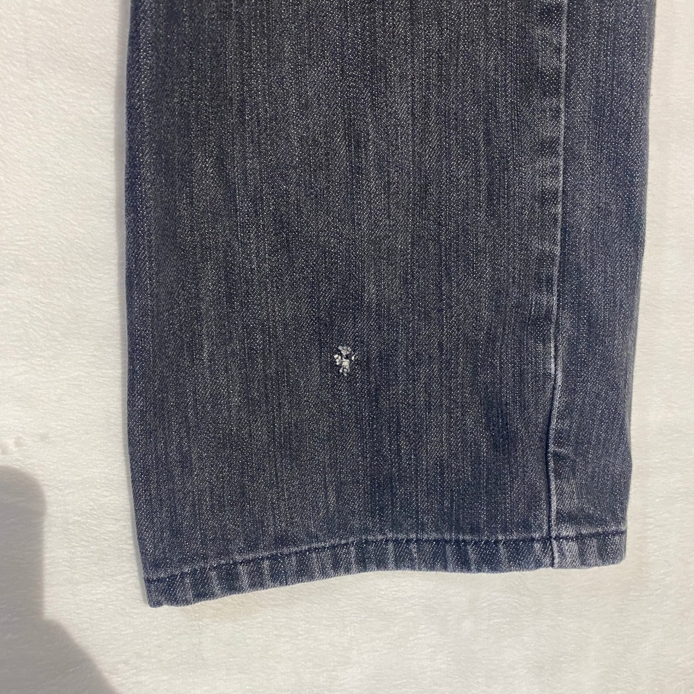 Crown Holder Imperial Brand Mens Faded Black Jeans Velvet Studded Pockets 34x31 - Picture 4 of 16
